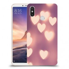 לבבות מעורפלים בחום כיסוי מגן קשיח מעוצב ל Xiaomi Mi Max 3 יחידה אחת סקרין מובייל