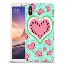 אבטיח אהבה כיסוי מגן קשיח מעוצב ל Xiaomi Mi Max 3 יחידה אחת סקרין מובייל