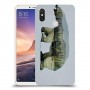 דוב לבן כיסוי מגן קשיח מעוצב ל Xiaomi Mi Max 3 יחידה אחת סקרין מובייל