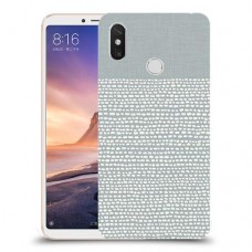 נקודות לבנות אפור כיסוי מגן קשיח מעוצב ל Xiaomi Mi Max 3 יחידה אחת סקרין מובייל
