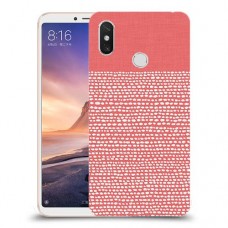 נקודות לבנות בורוד כיסוי מגן קשיח מעוצב ל Xiaomi Mi Max 3 יחידה אחת סקרין מובייל