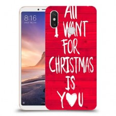 אתה עבור חג המולד כיסוי מגן קשיח מעוצב ל Xiaomi Mi Max 3 יחידה אחת סקרין מובייל