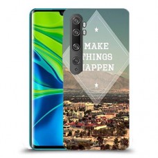 לגרום לדברים לקרות כיסוי מגן קשיח מעוצב ל Xiaomi Mi Note 10 Pro יחידה אחת סקרין מובייל