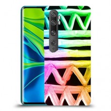 ניאון גיאומטריה כיסוי מגן קשיח מעוצב ל Xiaomi Mi Note 10 Pro יחידה אחת סקרין מובייל