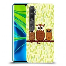 משפחת ינשוף כיסוי מגן קשיח מעוצב ל Xiaomi Mi Note 10 Pro יחידה אחת סקרין מובייל
