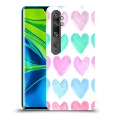 לבבות פסטל כיסוי מגן קשיח מעוצב ל Xiaomi Mi Note 10 Pro יחידה אחת סקרין מובייל