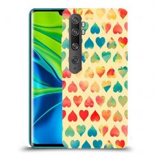 לבבות קשת כיסוי מגן קשיח מעוצב ל Xiaomi Mi Note 10 Pro יחידה אחת סקרין מובייל
