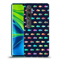 קשת בדגים כיסוי מגן קשיח מעוצב ל Xiaomi Mi Note 10 Pro יחידה אחת סקרין מובייל
