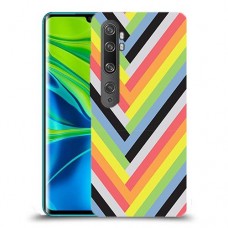 פסים קשת כיסוי מגן קשיח מעוצב ל Xiaomi Mi Note 10 Pro יחידה אחת סקרין מובייל