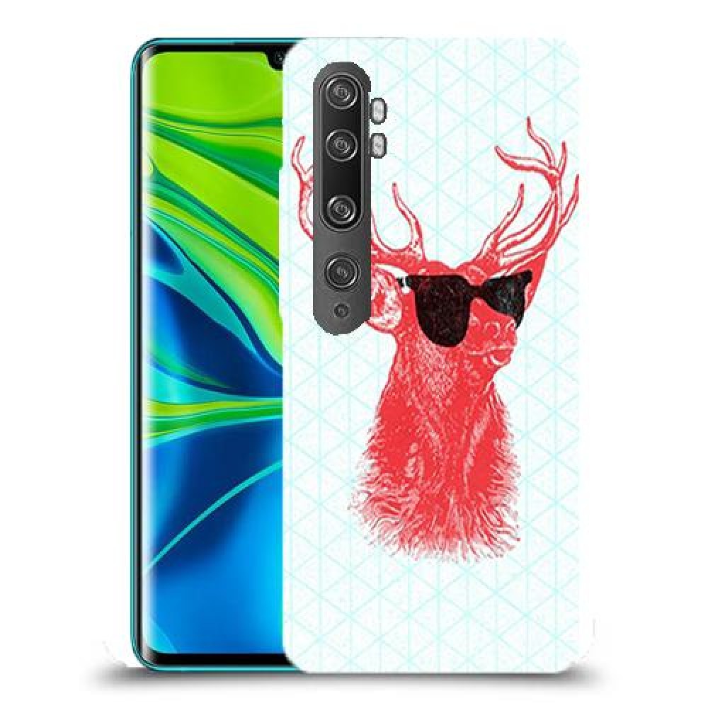 אדג אדום במשקפיים כיסוי מגן קשיח מעוצב ל Xiaomi Mi Note 10 Pro יחידה אחת סקרין מובייל