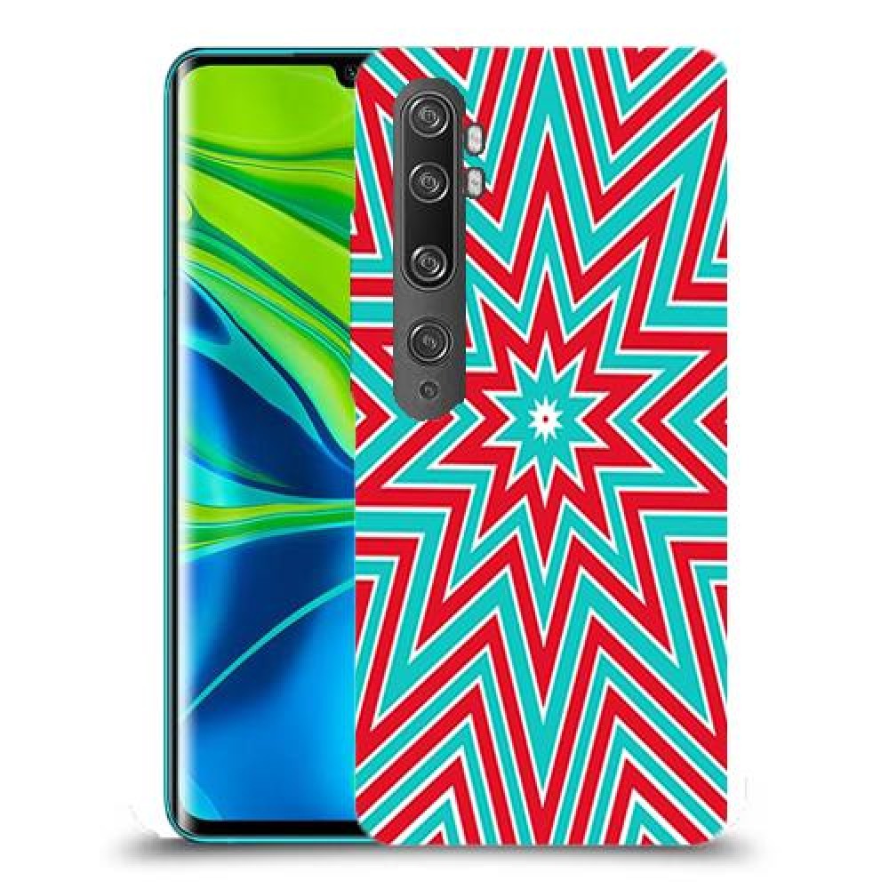 צבעי שלג כיסוי מגן קשיח מעוצב ל Xiaomi Mi Note 10 Pro יחידה אחת סקרין מובייל