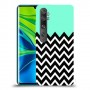 פסים במנטה כיסוי מגן קשיח מעוצב ל Xiaomi Mi Note 10 Pro יחידה אחת סקרין מובייל