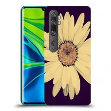 חמניות בשחור כיסוי מגן קשיח מעוצב ל Xiaomi Mi Note 10 Pro יחידה אחת סקרין מובייל
