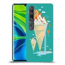 גלידה סאני כיסוי מגן קשיח מעוצב ל Xiaomi Mi Note 10 Pro יחידה אחת סקרין מובייל