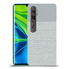 נקודות לבנות אפור כיסוי מגן קשיח מעוצב ל Xiaomi Mi Note 10 Pro יחידה אחת סקרין מובייל
