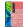 נקודות לבנות בורוד כיסוי מגן קשיח מעוצב ל Xiaomi Mi Note 10 Pro יחידה אחת סקרין מובייל