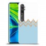 לבן כחול כיסוי מגן קשיח מעוצב ל Xiaomi Mi Note 10 Pro יחידה אחת סקרין מובייל