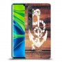 עוגן מעץ כיסוי מגן קשיח מעוצב ל Xiaomi Mi Note 10 Pro יחידה אחת סקרין מובייל