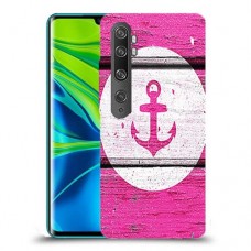 עוגן ורוד מעץ כיסוי מגן קשיח מעוצב ל Xiaomi Mi Note 10 Pro יחידה אחת סקרין מובייל