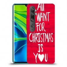 אתה עבור חג המולד כיסוי מגן קשיח מעוצב ל Xiaomi Mi Note 10 Pro יחידה אחת סקרין מובייל
