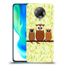 משפחת ינשוף כיסוי מגן קשיח מעוצב ל Xiaomi Poco F2 Pro יחידה אחת סקרין מובייל