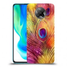 נוצת טווס כיסוי מגן קשיח מעוצב ל Xiaomi Poco F2 Pro יחידה אחת סקרין מובייל