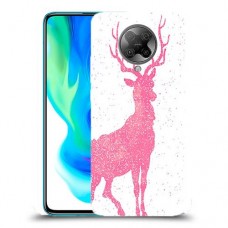 צבי ורוד כיסוי מגן קשיח מעוצב ל Xiaomi Poco F2 Pro יחידה אחת סקרין מובייל