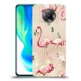 פלמינגו ורוד כיסוי מגן קשיח מעוצב ל Xiaomi Poco F2 Pro יחידה אחת סקרין מובייל