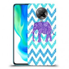 אלפנט סגול כיסוי מגן קשיח מעוצב ל Xiaomi Poco F2 Pro יחידה אחת סקרין מובייל