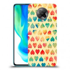 לבבות קשת כיסוי מגן קשיח מעוצב ל Xiaomi Poco F2 Pro יחידה אחת סקרין מובייל