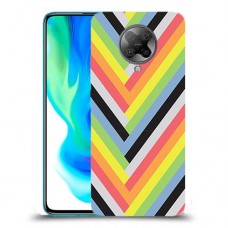 פסים קשת כיסוי מגן קשיח מעוצב ל Xiaomi Poco F2 Pro יחידה אחת סקרין מובייל