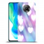 לבבות מעורפלים בכחול כיסוי מגן קשיח מעוצב ל Xiaomi Poco F2 Pro יחידה אחת סקרין מובייל