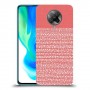 נקודות לבנות בורוד כיסוי מגן קשיח מעוצב ל Xiaomi Poco F2 Pro יחידה אחת סקרין מובייל