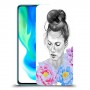 אישה בפרחים כיסוי מגן קשיח מעוצב ל Xiaomi Poco F2 Pro יחידה אחת סקרין מובייל
