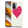 אהבה היא אדיבה כיסוי מגן קשיח מעוצב ל Xiaomi Poco F3 יחידה אחת סקרין מובייל