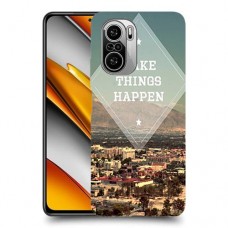 לגרום לדברים לקרות כיסוי מגן קשיח מעוצב ל Xiaomi Poco F3 יחידה אחת סקרין מובייל