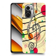 מוסיקה היא החיים שלי כיסוי מגן קשיח מעוצב ל Xiaomi Poco F3 יחידה אחת סקרין מובייל
