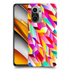 פסים ניאון כיסוי מגן קשיח מעוצב ל Xiaomi Poco F3 יחידה אחת סקרין מובייל