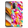 פסים ניאון כיסוי מגן קשיח מעוצב ל Xiaomi Poco F3 יחידה אחת סקרין מובייל