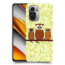 משפחת ינשוף כיסוי מגן קשיח מעוצב ל Xiaomi Poco F3 יחידה אחת סקרין מובייל