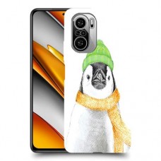 פינגווין בקור כיסוי מגן קשיח מעוצב ל Xiaomi Poco F3 יחידה אחת סקרין מובייל