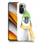 פינגווין בקור כיסוי מגן קשיח מעוצב ל Xiaomi Poco F3 יחידה אחת סקרין מובייל