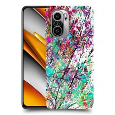באביב בסגול כיסוי מגן קשיח מעוצב ל Xiaomi Poco F3 יחידה אחת סקרין מובייל