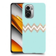 פסים בירוק כיסוי מגן קשיח מעוצב ל Xiaomi Poco F3 יחידה אחת סקרין מובייל