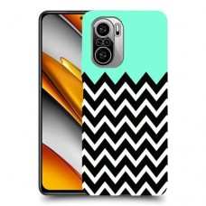 פסים במנטה כיסוי מגן קשיח מעוצב ל Xiaomi Poco F3 יחידה אחת סקרין מובייל
