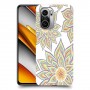 חמניות בלבן כיסוי מגן קשיח מעוצב ל Xiaomi Poco F3 יחידה אחת סקרין מובייל