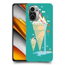 גלידה סאני כיסוי מגן קשיח מעוצב ל Xiaomi Poco F3 יחידה אחת סקרין מובייל