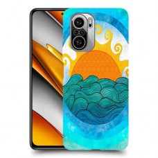 זריחה ליד הים כיסוי מגן קשיח מעוצב ל Xiaomi Poco F3 יחידה אחת סקרין מובייל