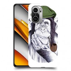 חשיבה קוף כיסוי מגן קשיח מעוצב ל Xiaomi Poco F3 יחידה אחת סקרין מובייל