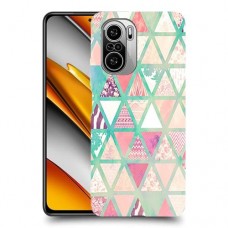 משולשים כיסוי מגן קשיח מעוצב ל Xiaomi Poco F3 יחידה אחת סקרין מובייל